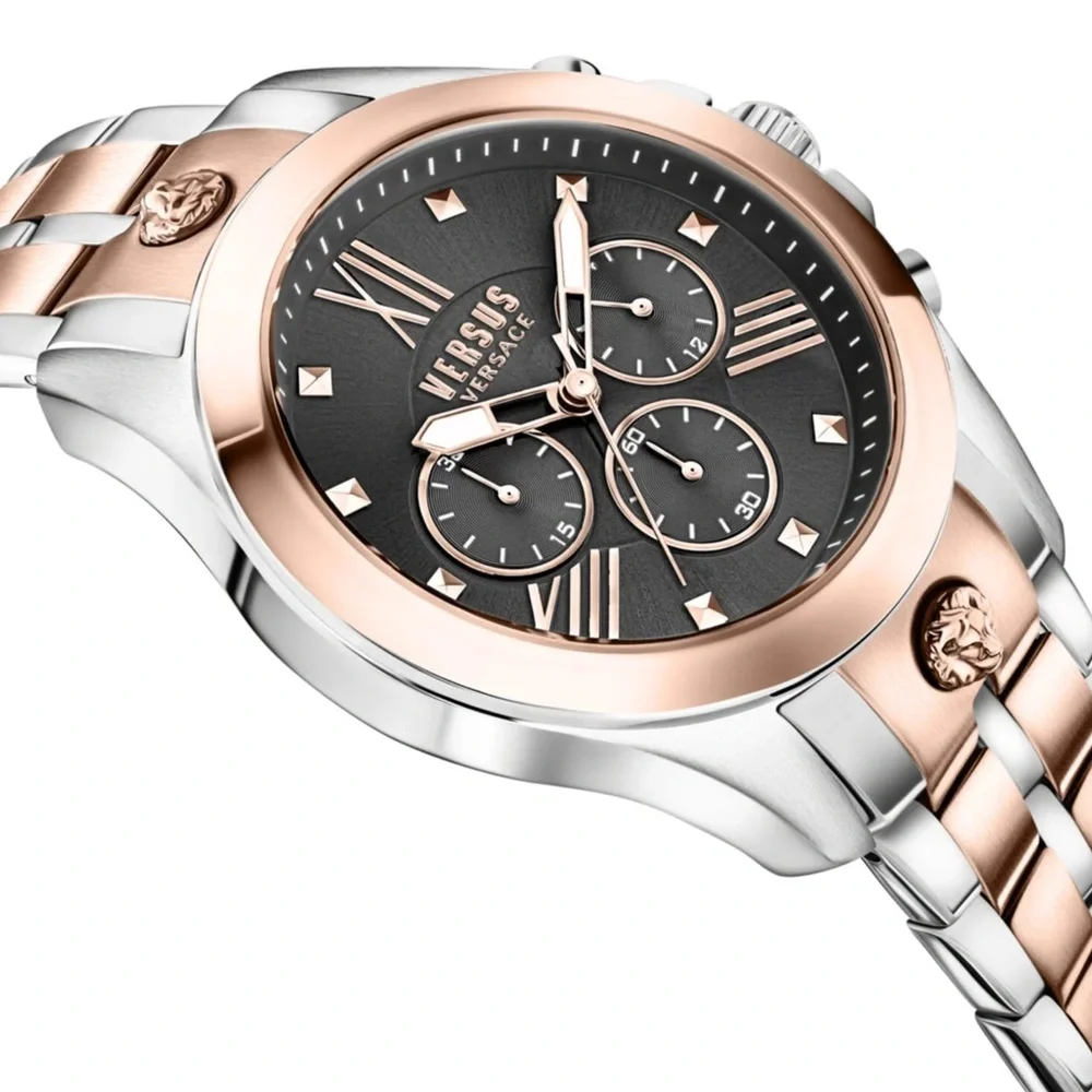 💯 - Authentic New VERSUS VERSACE Chrono Lion Bracelet Watch